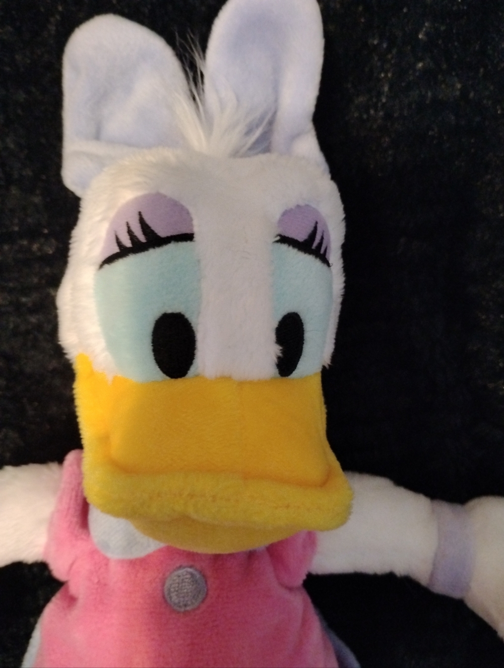 Disney Daisy Duck Plush - Pink, White & Yellow Accents